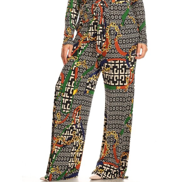 PLUS SIZE Printed Relax Fit Jumpsuit - Picture 2 of 4